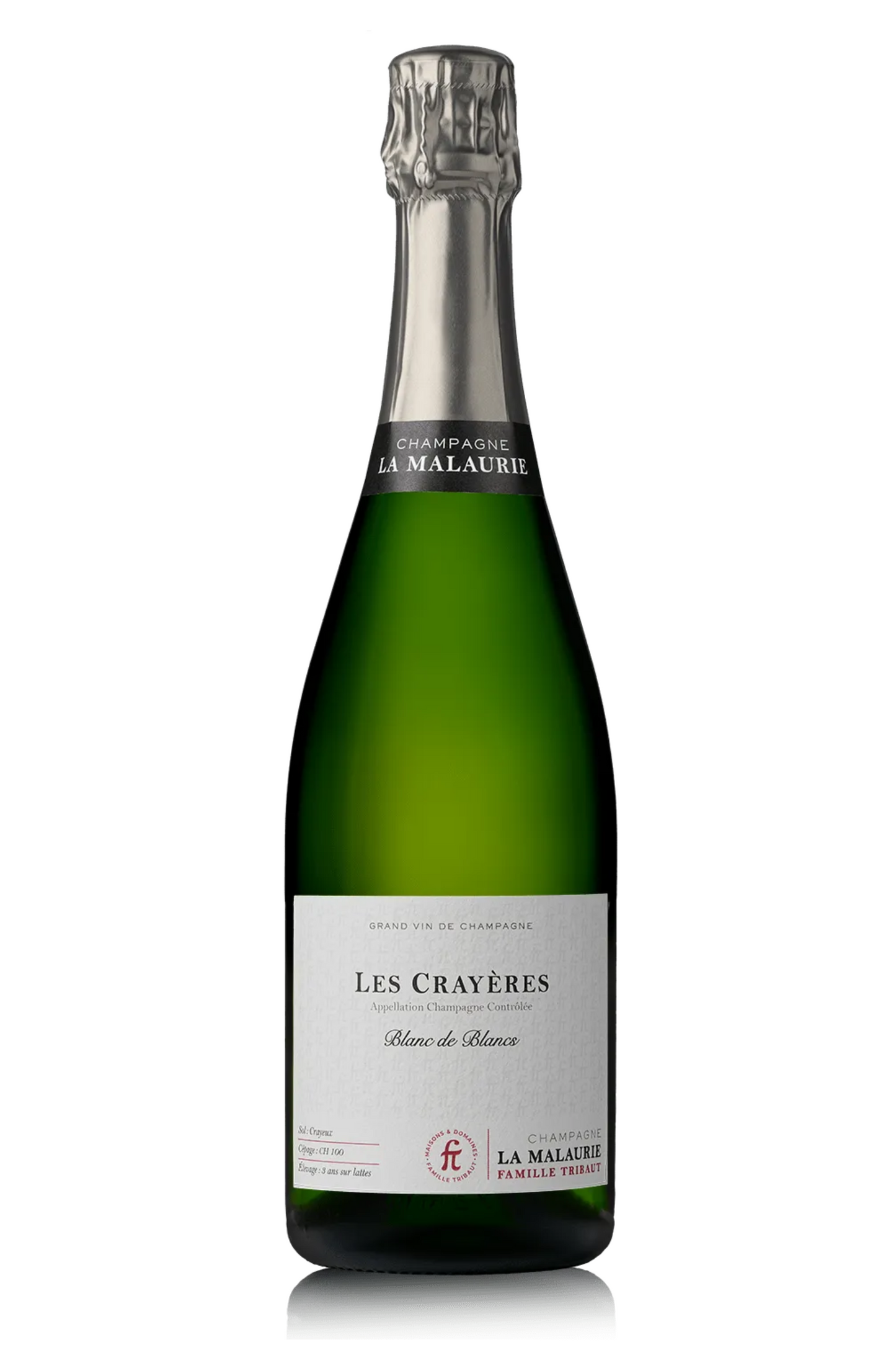 Champagner Blanc de Blanc "Les Crayères" Extra Brut