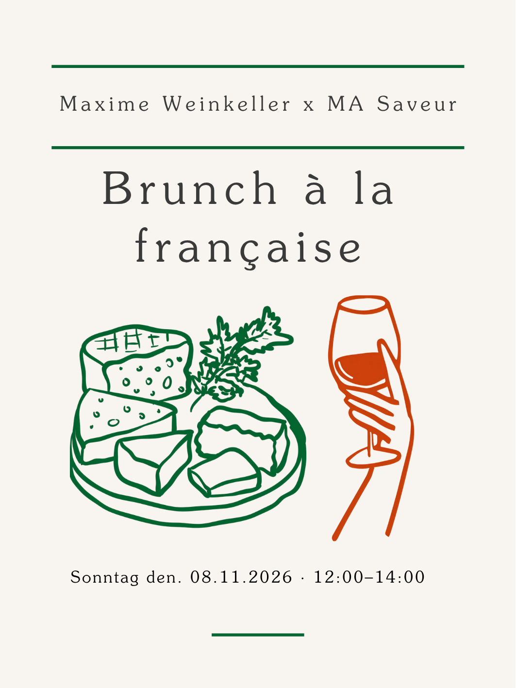 Brunch à la française x Ma Saveur 08.11 🍷
