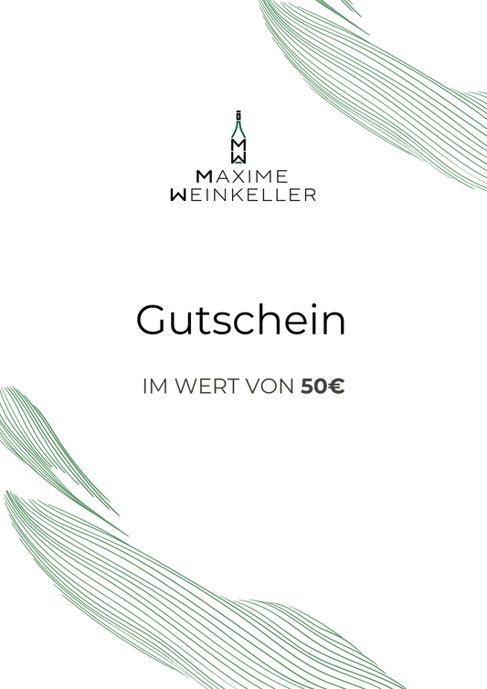 Gutschein 50 € – Der Klassiker für Unentschlossene