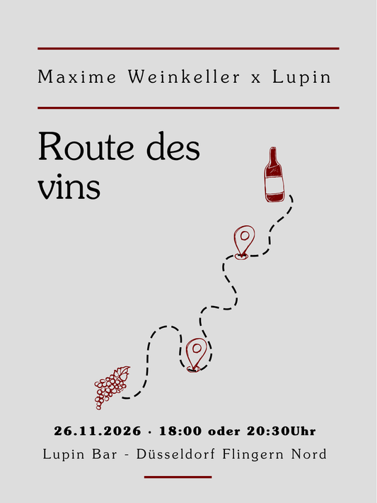 Route des Vins x Lupin Bar 26.11 🍷🇫🇷